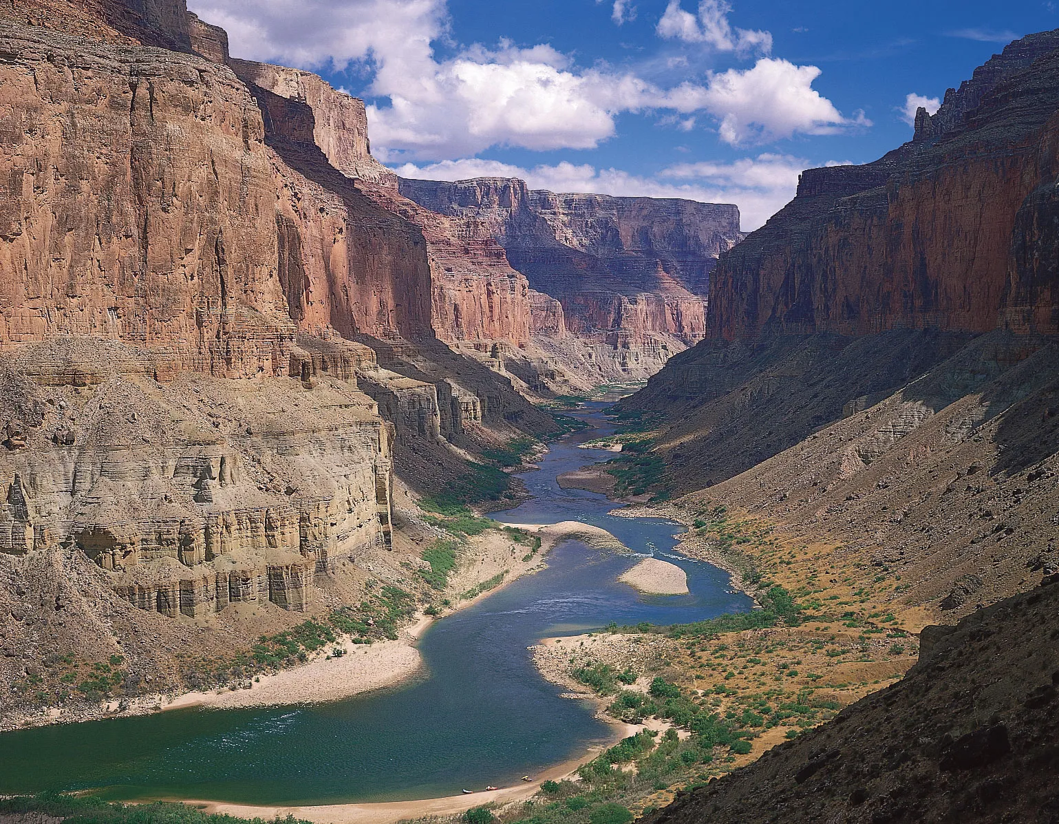 The lower Colorado River offers clear waters and abundant fish populations