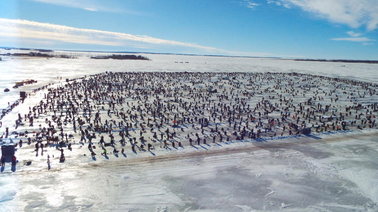 The DLVFD Ice Fishing Tournament, one of the largest in the Midwest