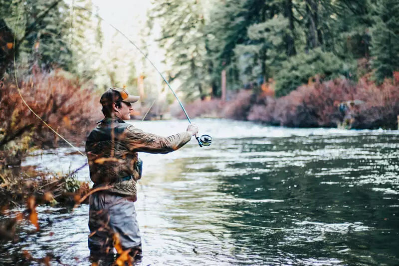 Anglers can enjoy fishing in Great Smoky Mountains National Park from half an hour before dawn to half an hour after dusk