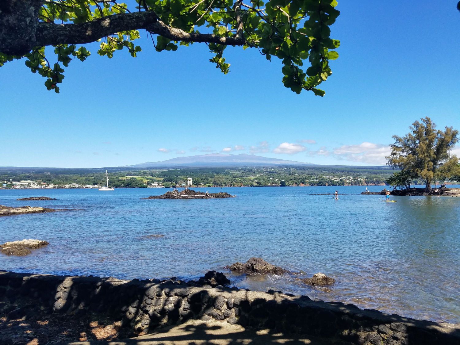 Hilo Bay's protected waters make it ideal for novice anglers