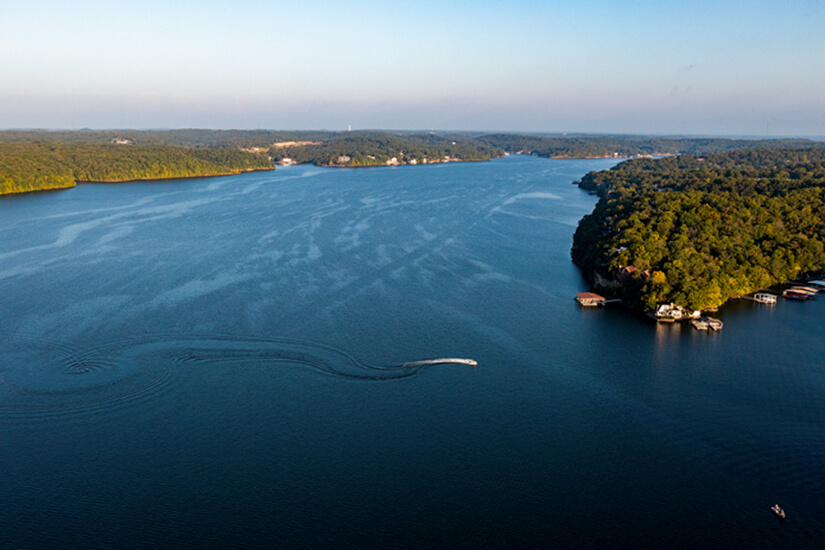 This large reservoir is famous for its clear waters and healthy fish populations