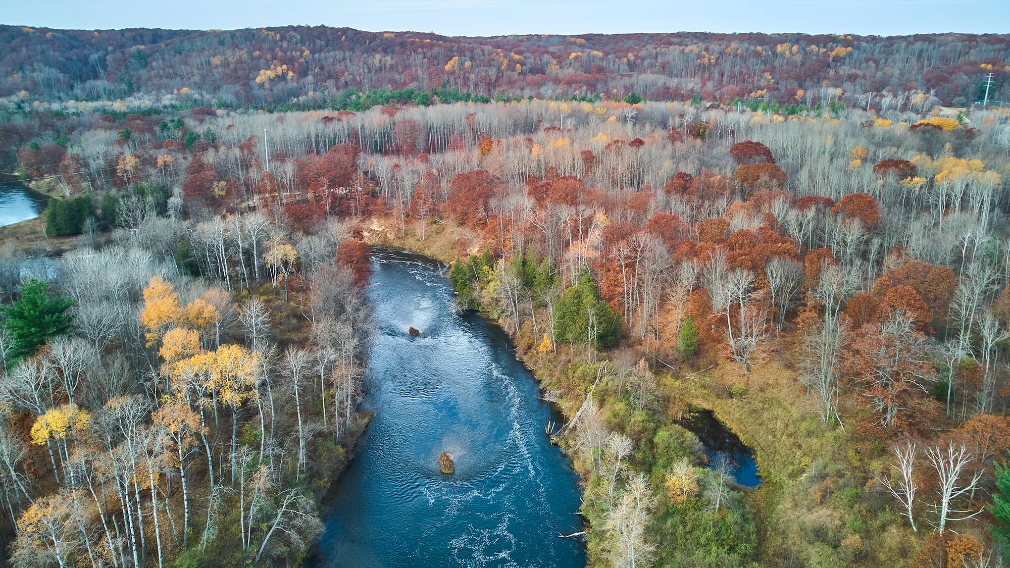 The Manistee River is a prime destination for salmon and steelhead fishing