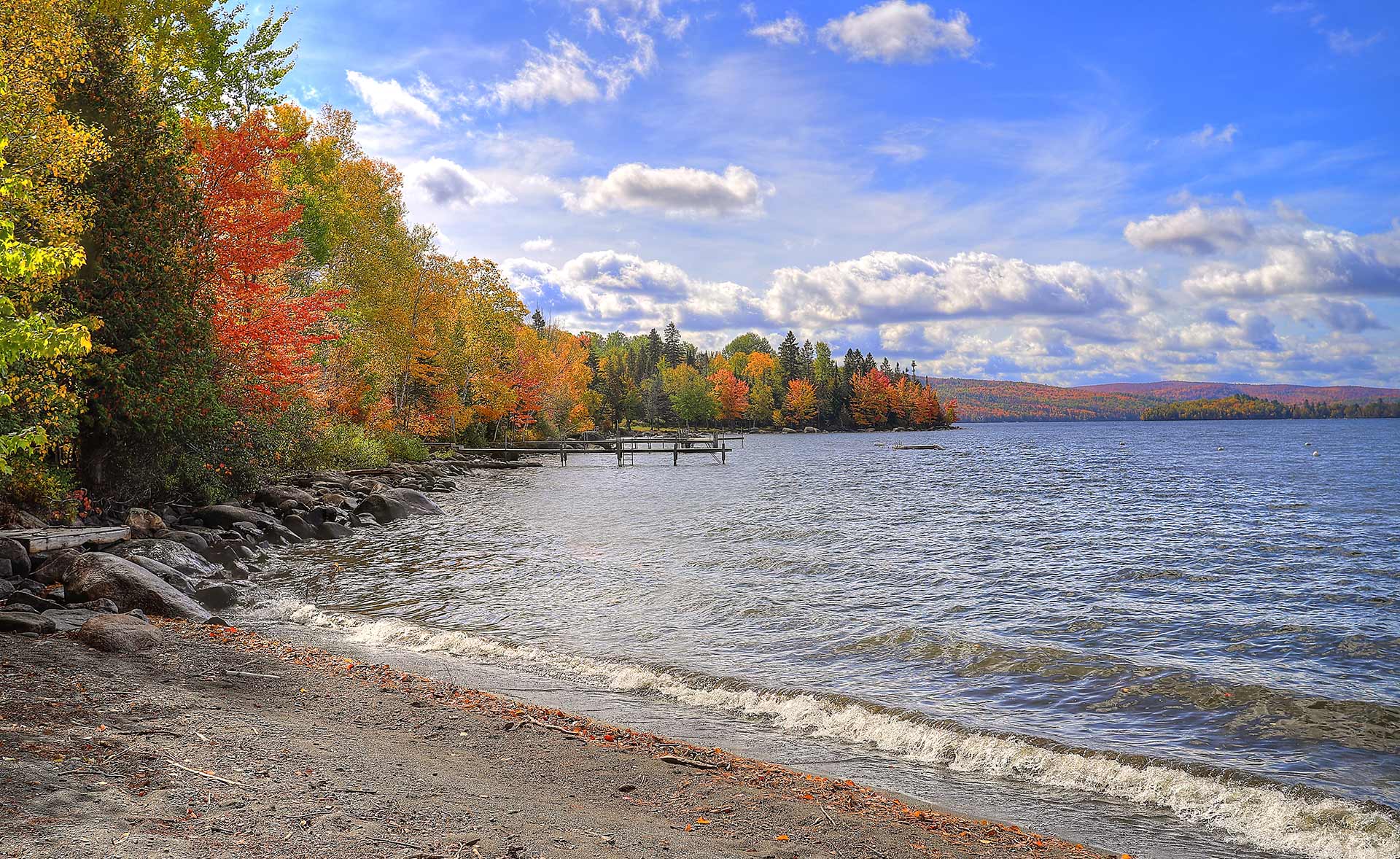 Rangeley Lake's cool, clear waters are perfect for trophy brook trout and landlocked salmon