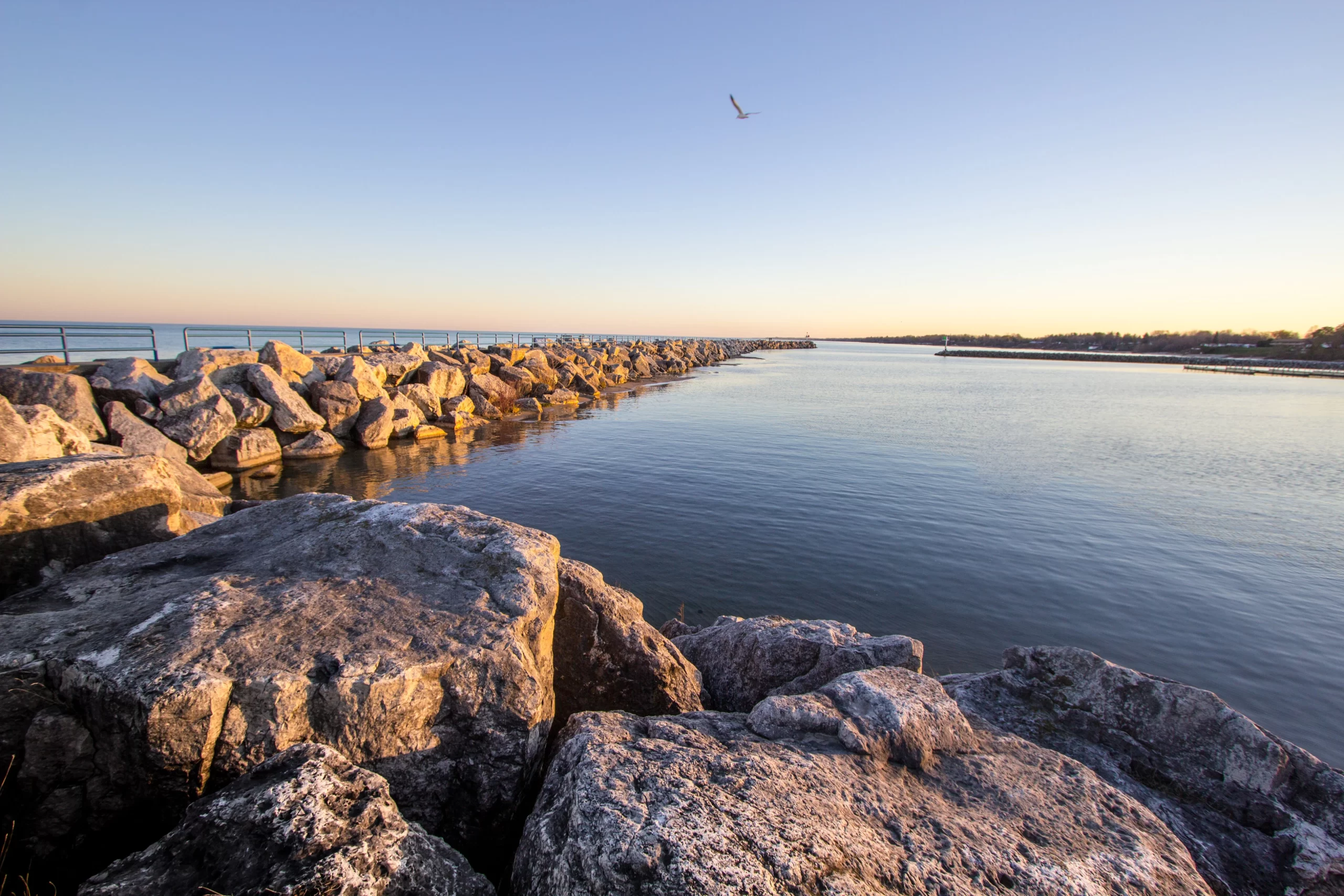 Saginaw Bay, part of Lake Huron, is famous for its walleye fishery