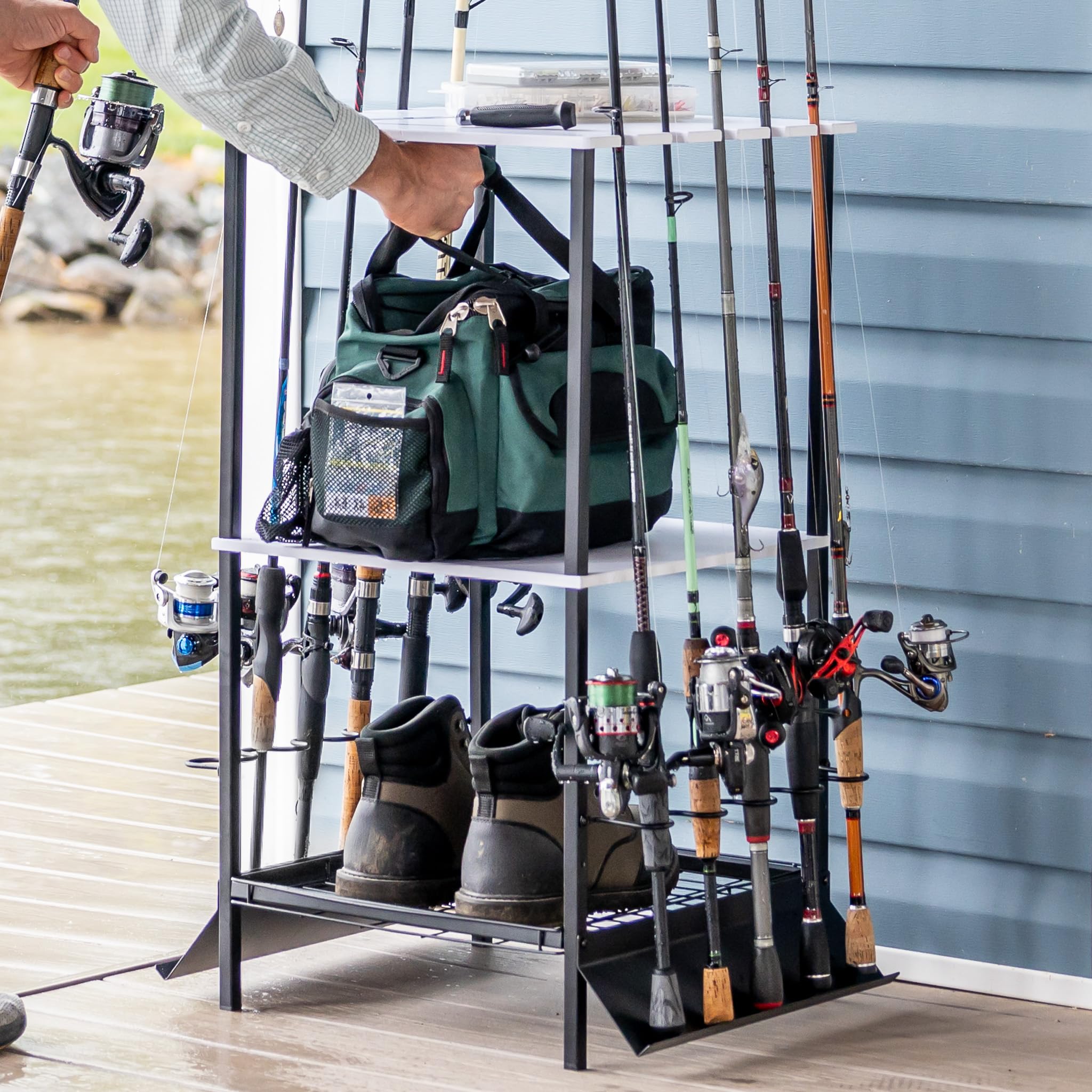 Be mindful about fishing rod storing