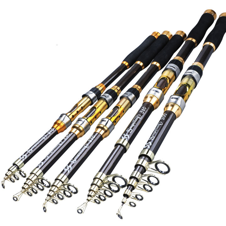 Using telescopic rods is a convenient way