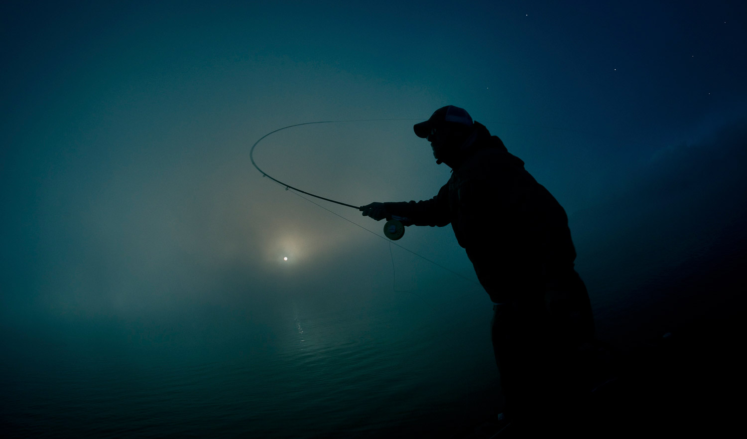 Fishing for Black bullhead at night time