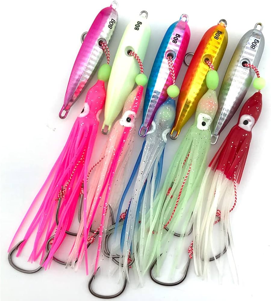 Colorful jigs can catch crappie attention easily