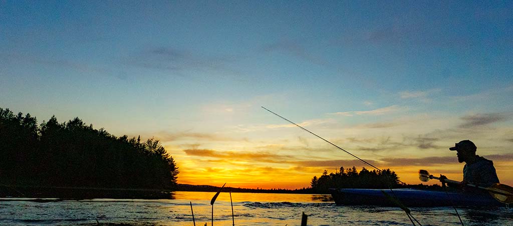 Early morning is ideal for northern pike fishing