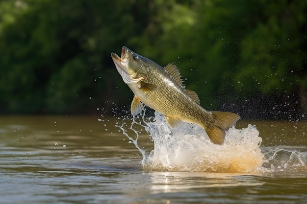 Largemouth Bass in the wild